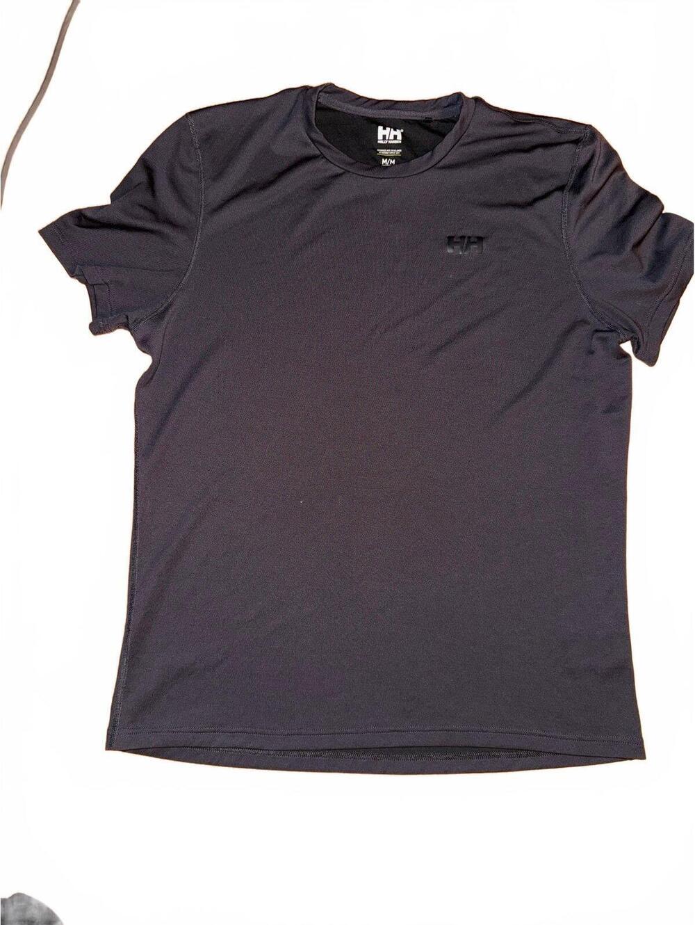 Helly Hansen HH Mens Black Short Sleeve Technical T Shirt Sz M relaxed active